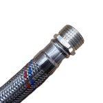 شیلنگ دو سر مهره 1/2 سر خم چهل سانتی برند نیک