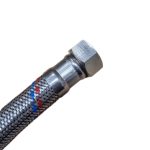 شیلنگ یک سر مهره 1/2ده سانتی برند نیک