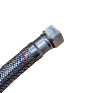 شیلنگ یک سر مهره 1/2ده سانتی برند نیک