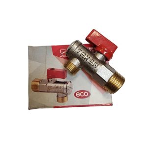 شیر پیسوار رزوه 1/2 و رزوه 3/8 دسته قرمز برند تکسا