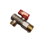 شیر پیسوار رزوه 1/2 و رزوه 3/8 دسته قرمز برند تکسا